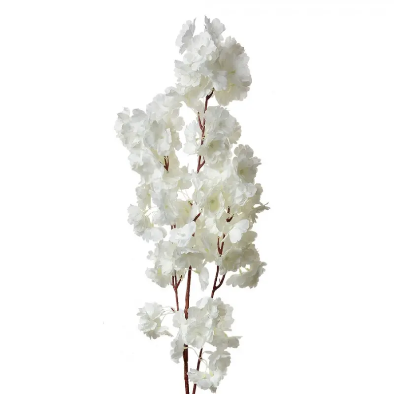 Velká umělá květina bílá sakura Ceel – 100 cm