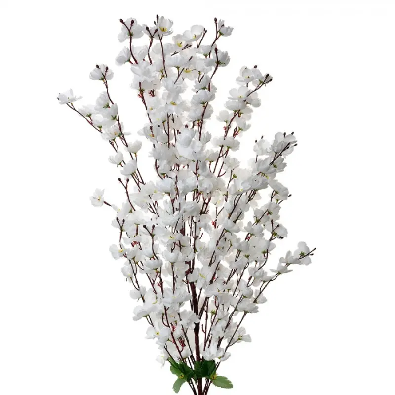 Velká umělá květina bílá sakura Peel– 100 cm