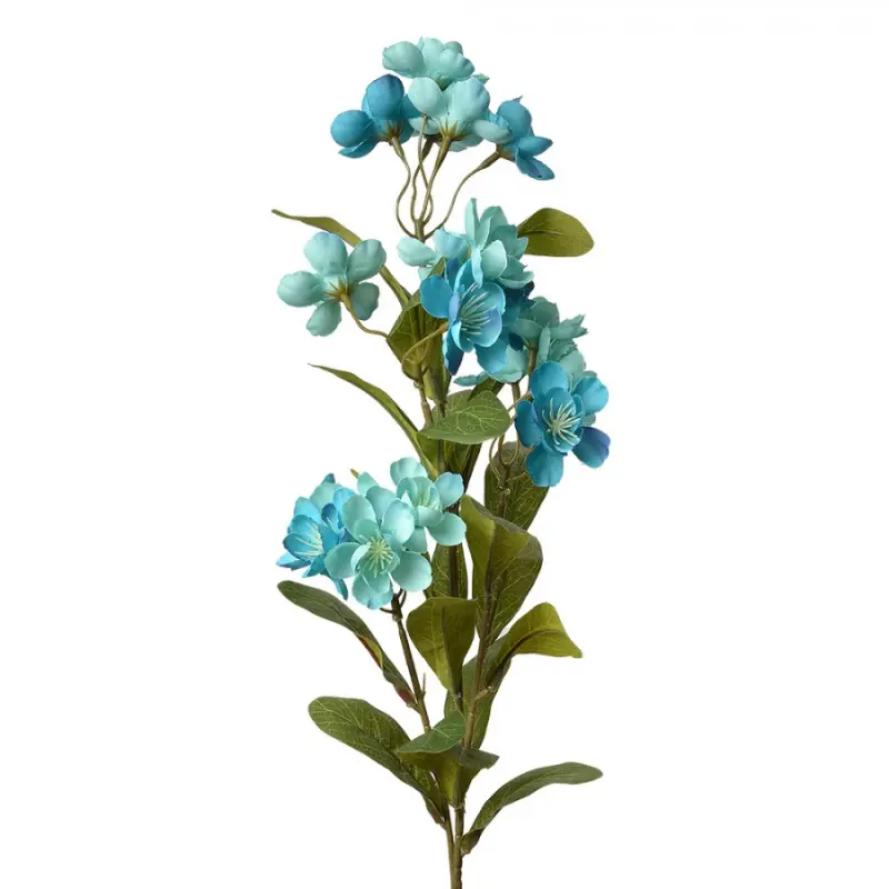 Umělá květina modrá plumérie - 70 cm