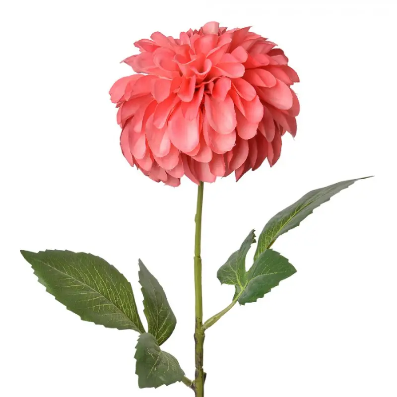 Umělá květina růžová jiřina Dahlia – 63 cm