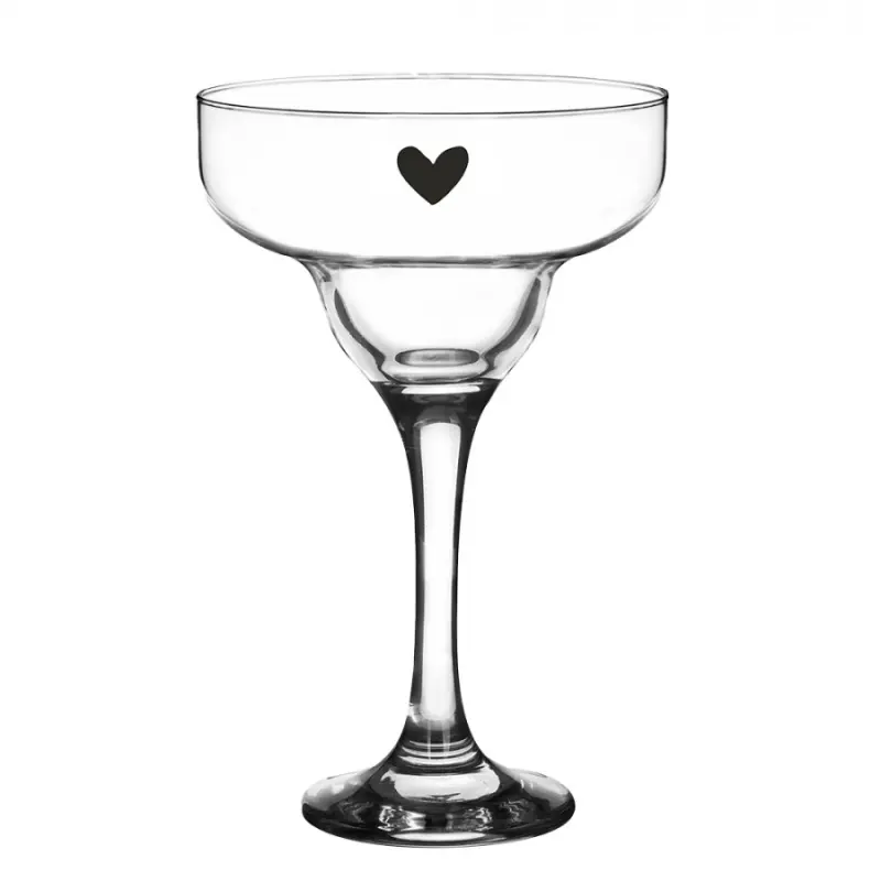 Sklenička na koktejl / martini se srdcem – 200 ml
