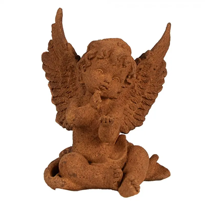 Náboženská socha sedícího andělíčka II Bartholomeus – 11 cm