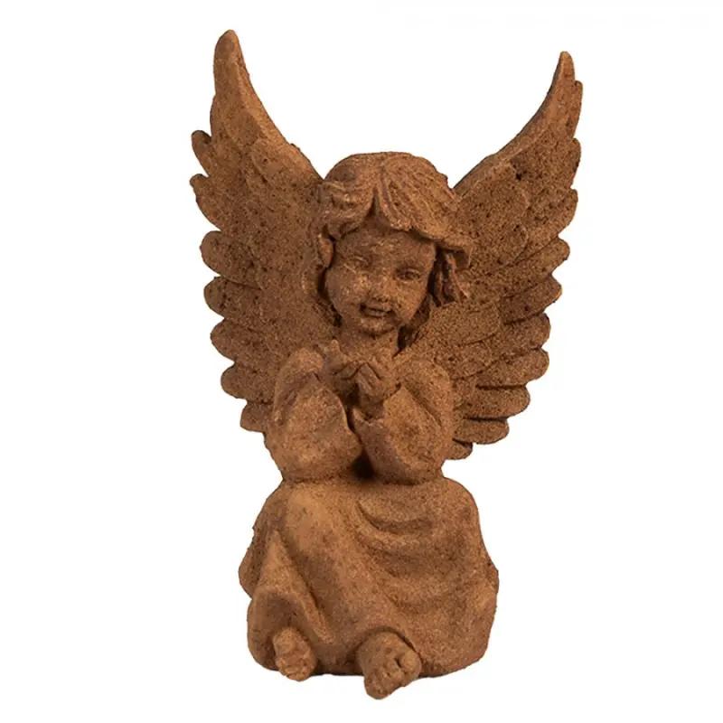 Náboženská socha sedícího andělíčka III Bartholomeus – 15 cm