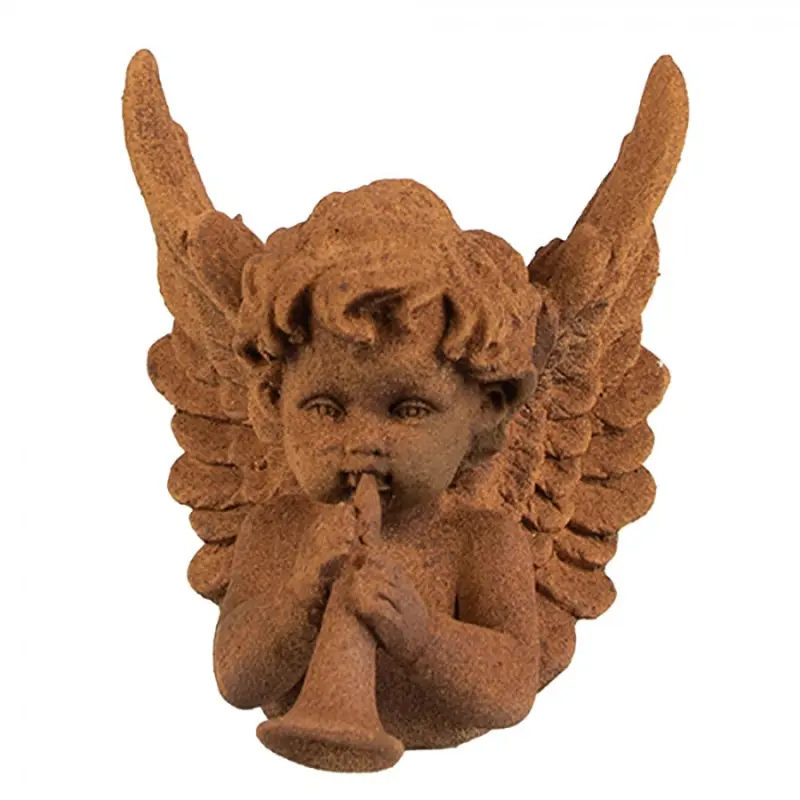 Náboženská socha andělíčka hrajícího na trubku Bartholomeus – 12 cm