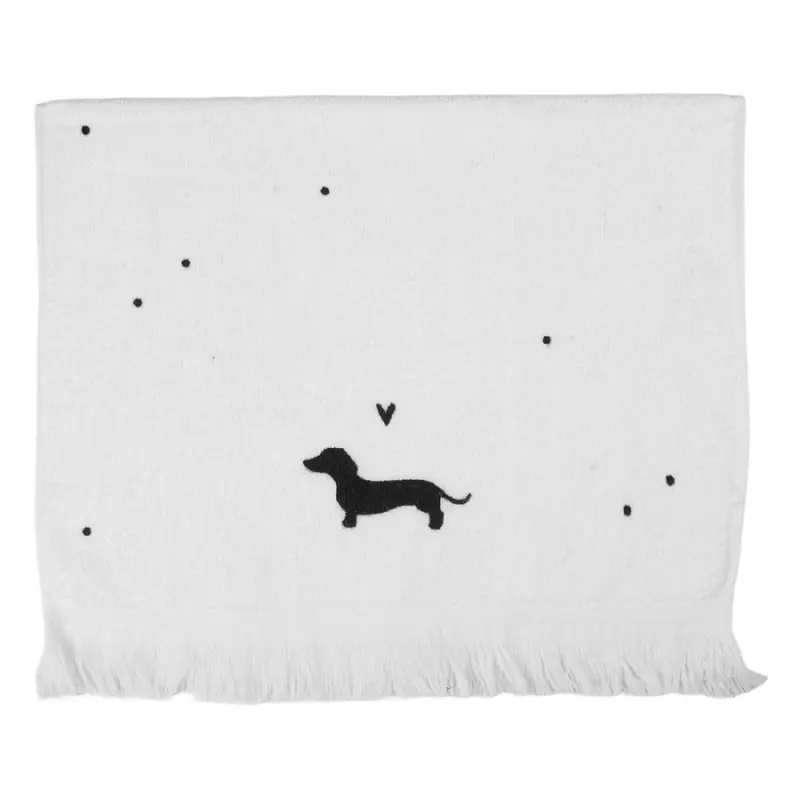 Kuchyňský froté ručník s jezevčíkem Paws – 40x66 cm