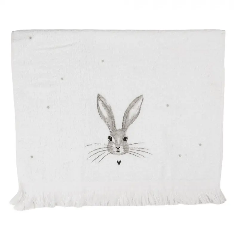 Kuchyňský froté ručník s motivem zajíčka Rustic Bunny – 40x66 cm