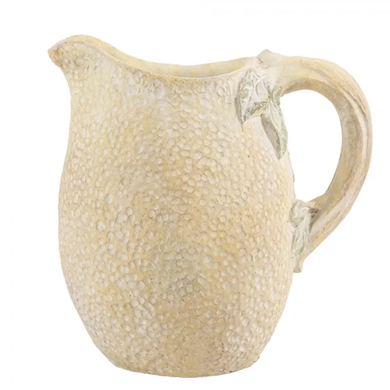 Cementový džbán ve tvaru citronu Terazzo – 20x15x20 cm