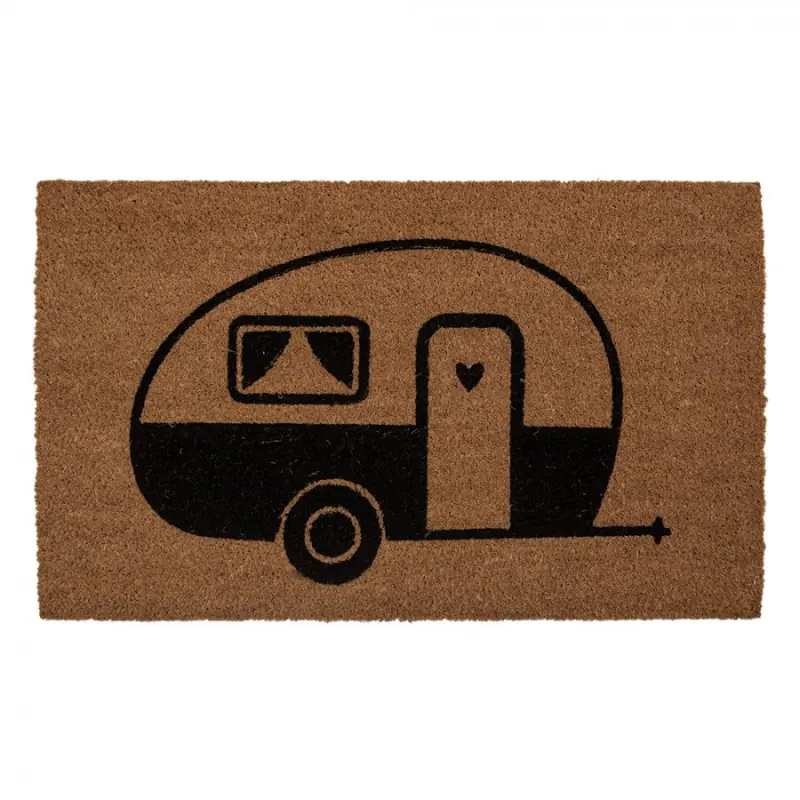 Kokosová rohožka s retro karavanem – 75x45x1 cm