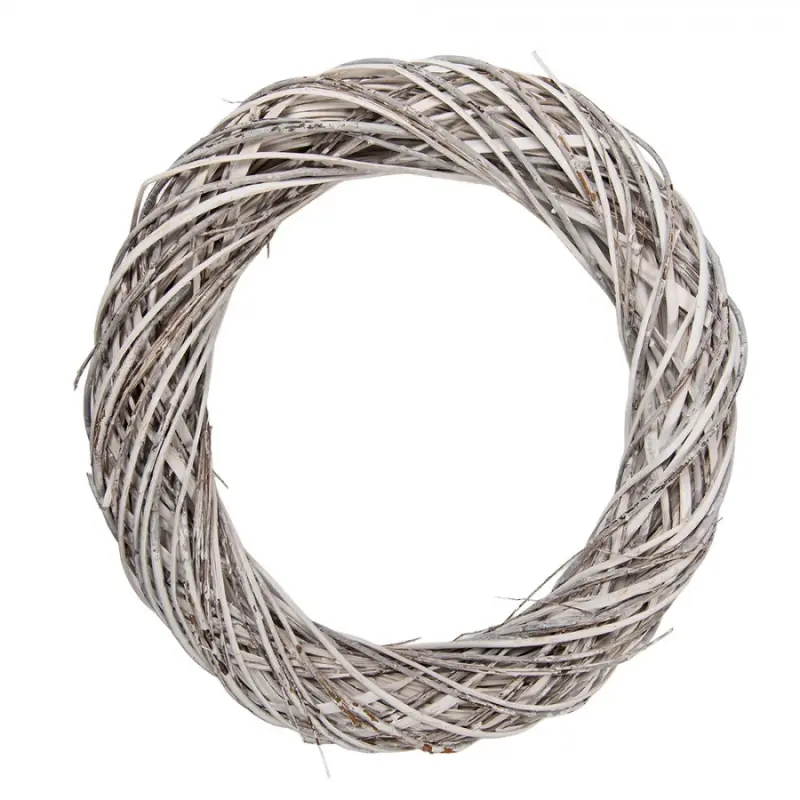 Světlý ratanový věnec Riet X XL – 50x9 cm
