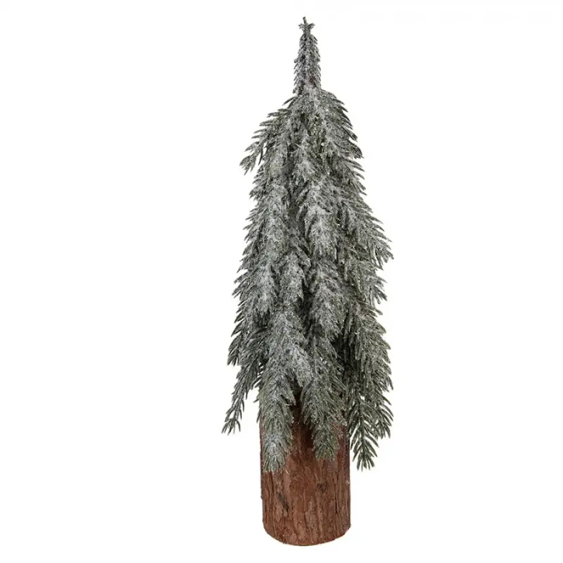 Umělý stromek na podstavci ve tvaru kmene Kieena L – 15x44 cm