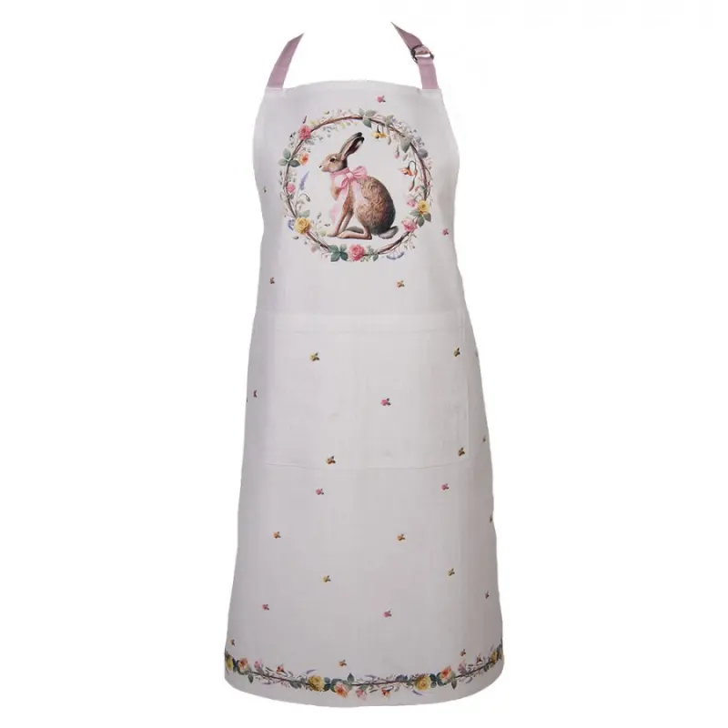 Bavlněná kuchyňská zástěra s velikonočním zajíčkem Easter Vintage Ears – 70x85 cm