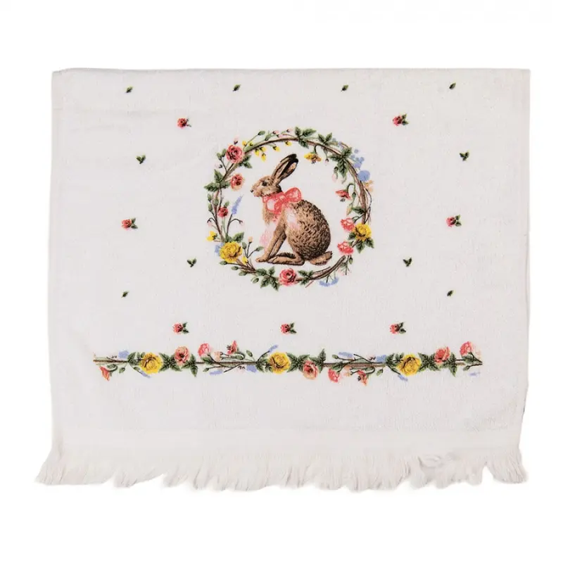 Kuchyňský ručník / ručník pro hosty s velikonočním zajíčkem Easter Vintage Ears – 40x66 cm