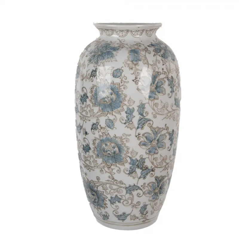 Keramická váza v čínském stylu Jingdezhen – 19x10x38 cm