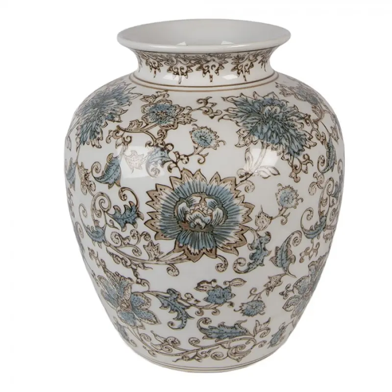 Keramická váza v čínském stylu Jingdezhen – 22x25 cm
