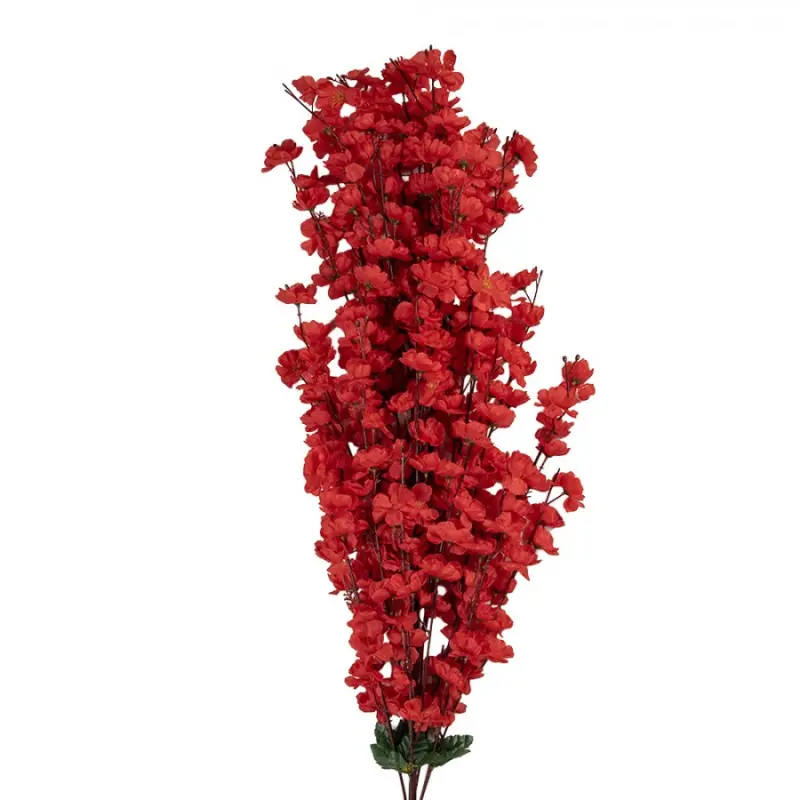Umělá květina červená – 100 cm