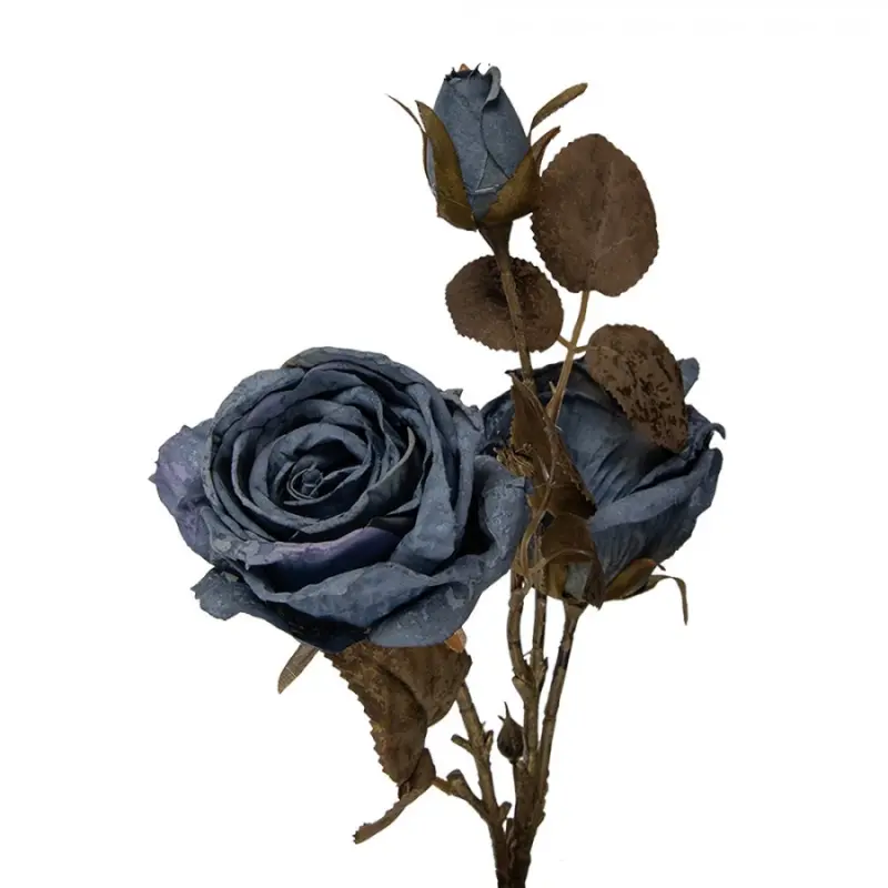 Umělá květina růžová růže – 70 cm