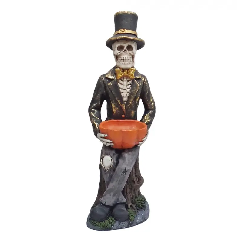 Černá plastová halloweenská dekorace