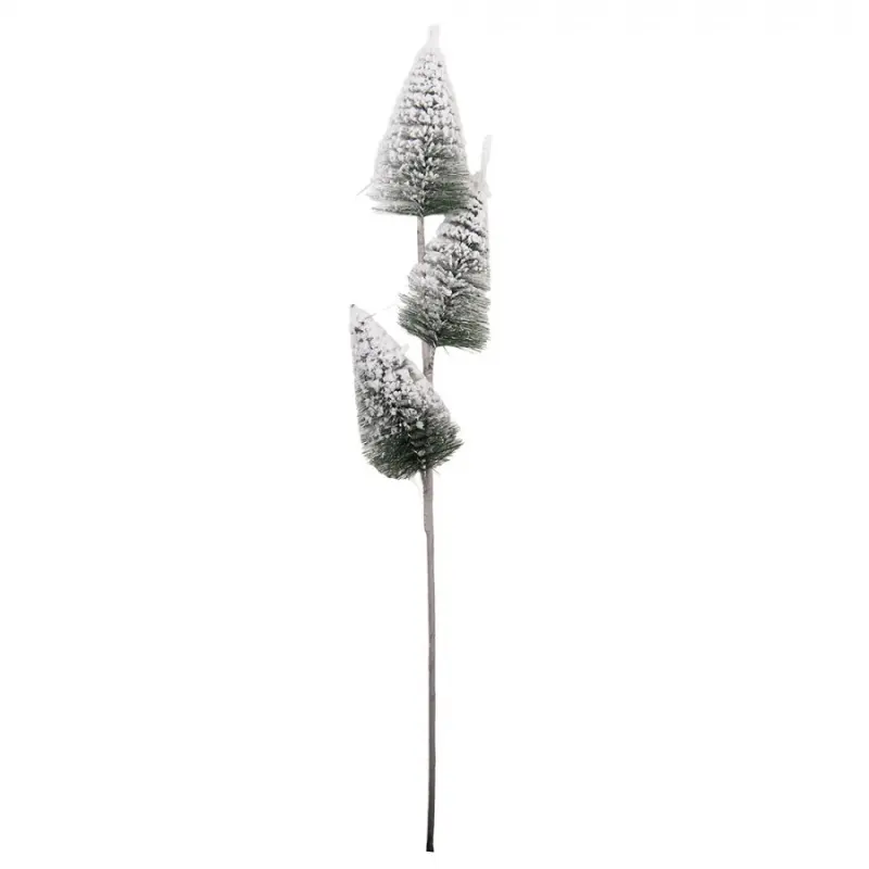 Bílá plastová vánoční dekorace – 10x7x55 cm