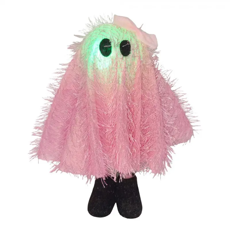 Růžová plastová halloweenská dekorace