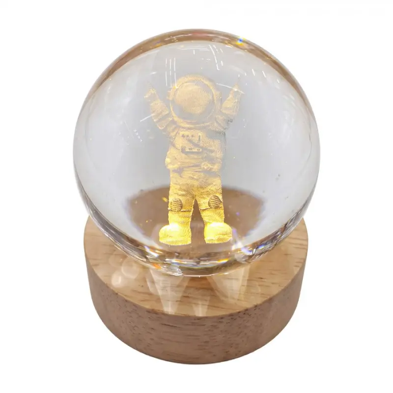 Hnědá skleněná stolní lampa_1
