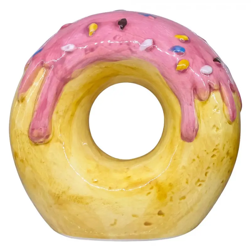 Růžová keramická pokladnička
