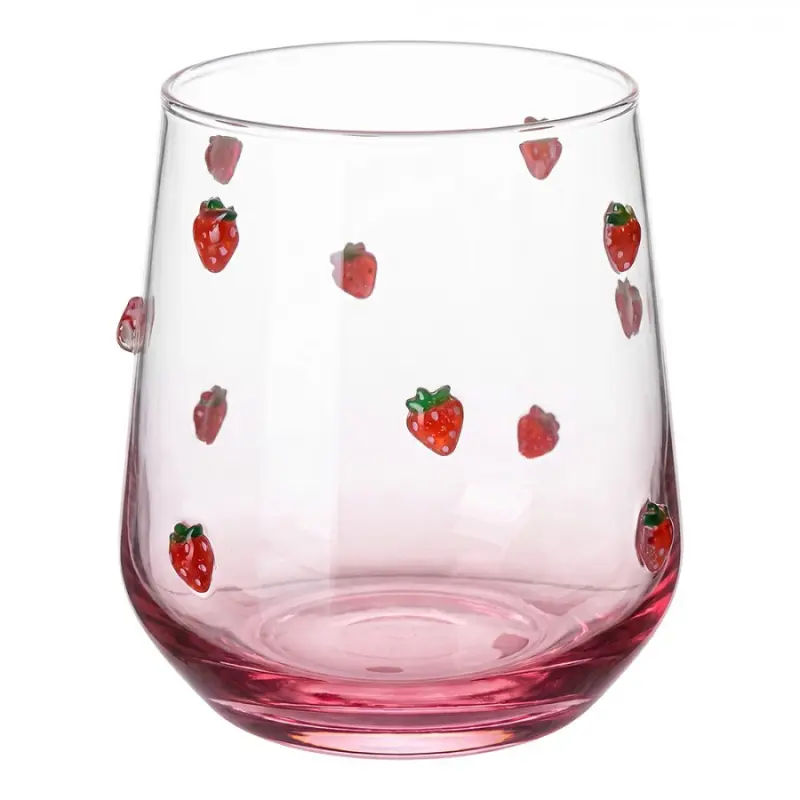 Průhledná skleněná sklenice na vodu – 320 ml