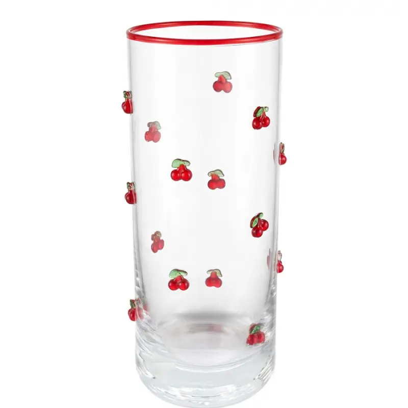 Průhledná skleněná sklenice na vodu – 350 ml_1