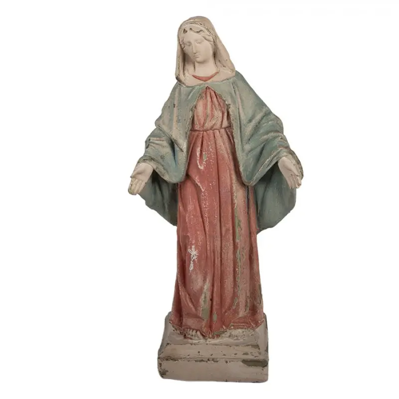 Béžová keramická dekorativní figurka Marie – 20x14x44 cm