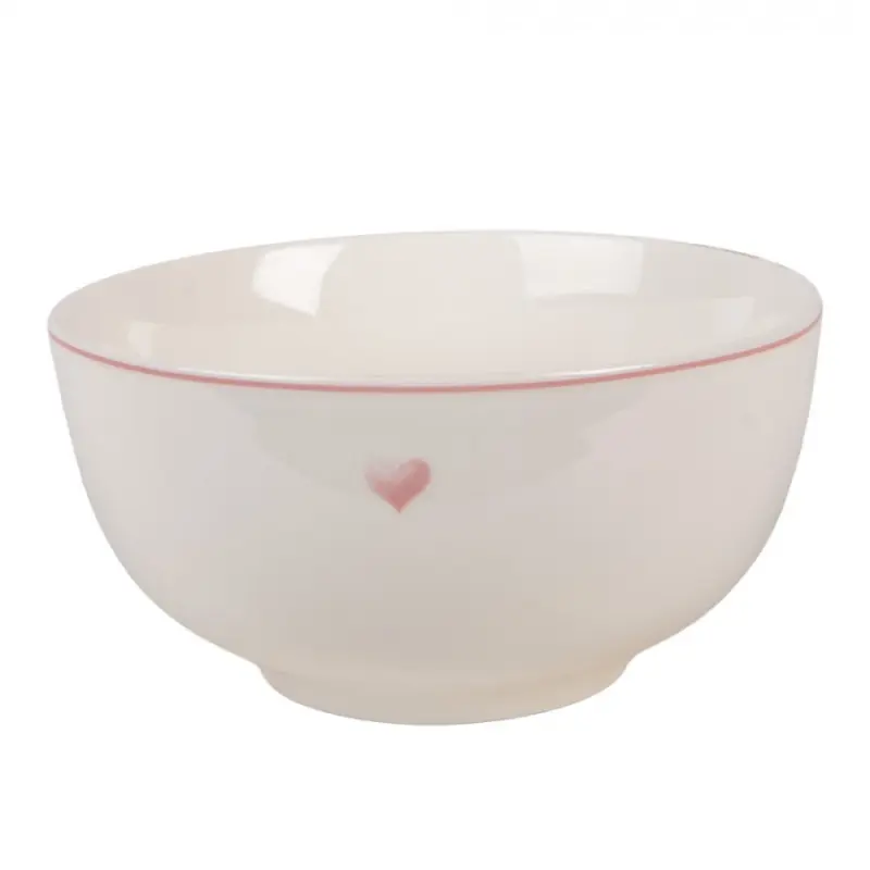 Bílá porcelánová miska na polévku – 500 ml