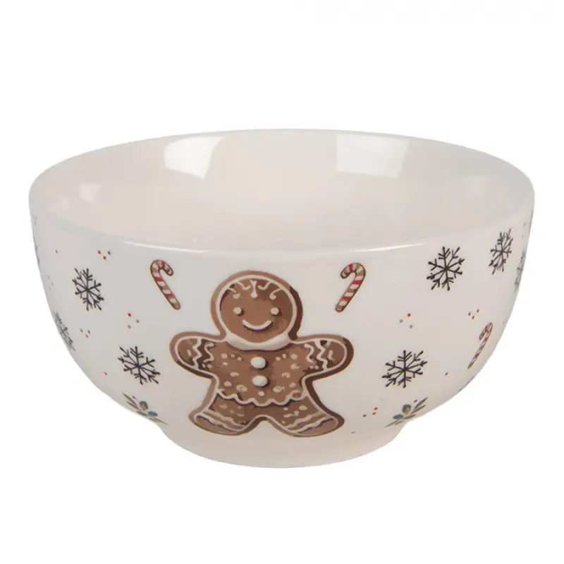 Bílá porcelánová miska na polévku Classic Gingerbread Magic – 500 ml_1