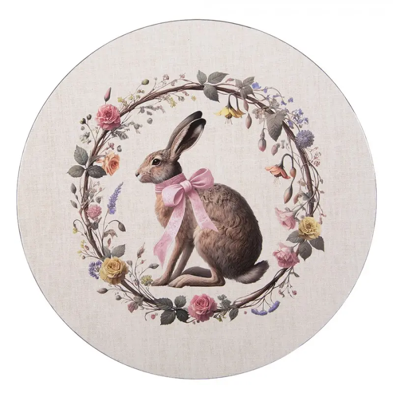 Béžový plastový servírovací talíř Easter Whispers Collection – 40 cm_2