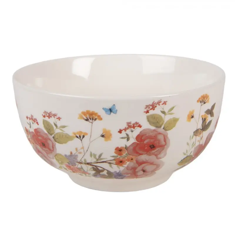Bílá porcelánová miska Flower Fiesta – 500 ml