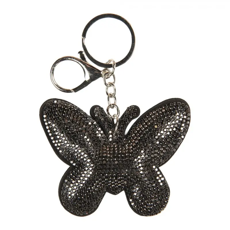 Klíčenka motýl stříbrná – 8x2x11 cm
