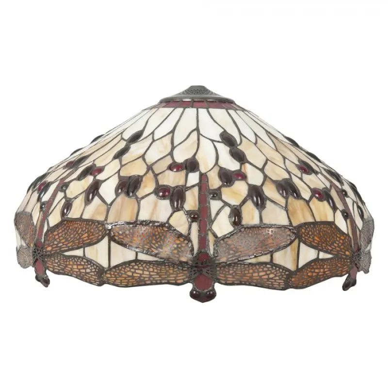 Stínidlo Tiffany Dragonfly yellow – 49x28 cm
