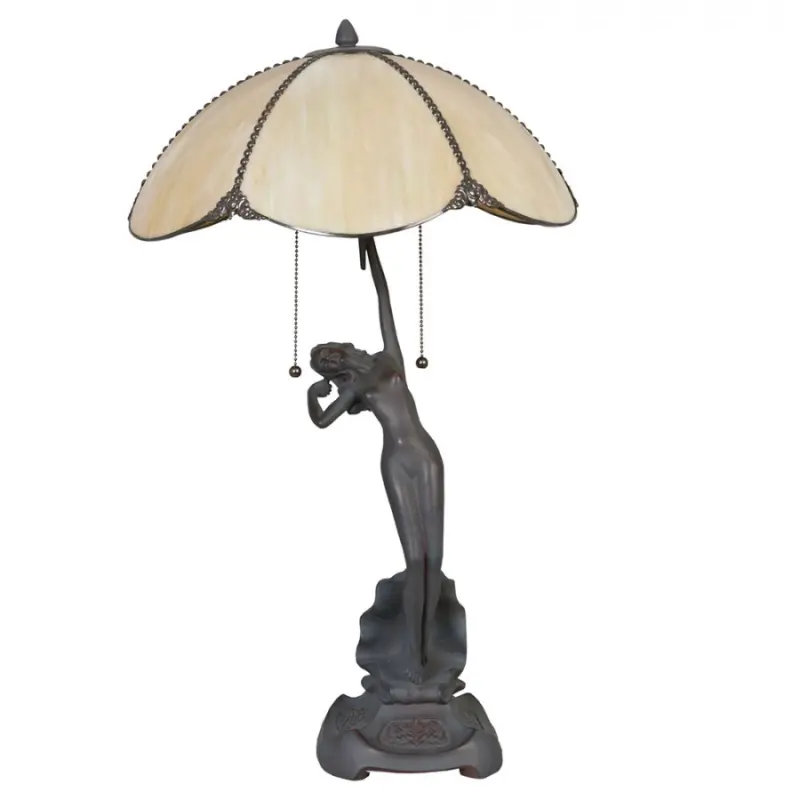 Stolní lampa Tiffany Woman - Ø 41*70 cm Clayre & Eef