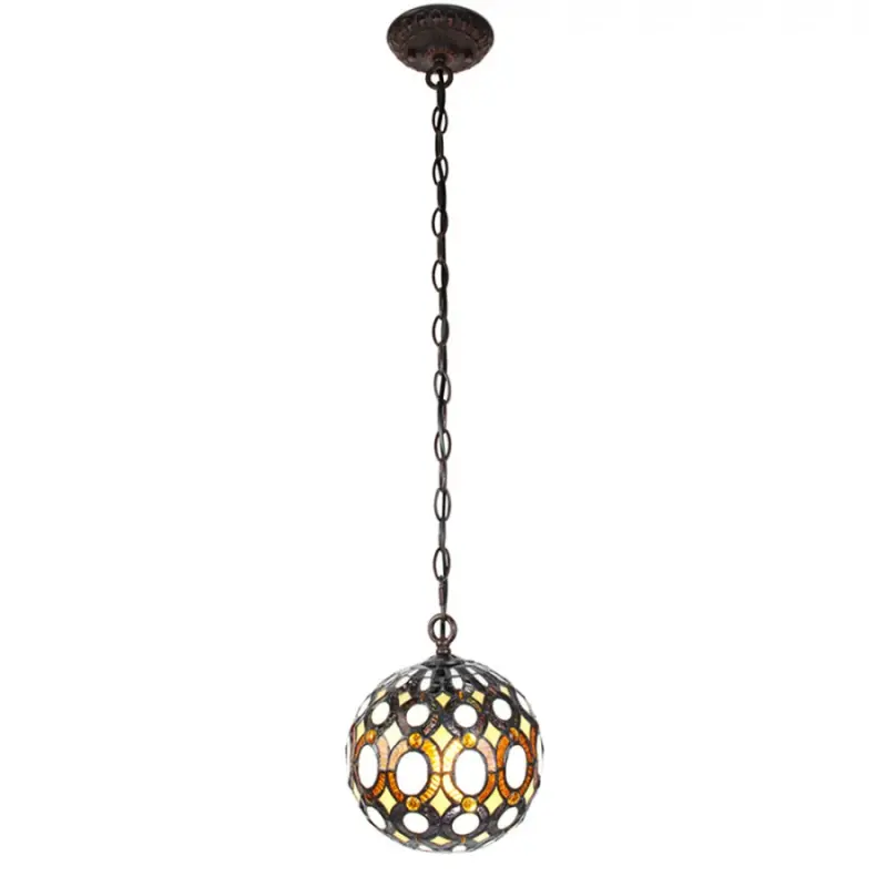 Závěsné svítidlo Tiffany Gulia - Ø 20*116 cm E14/max 1*25W Clayre & Eef