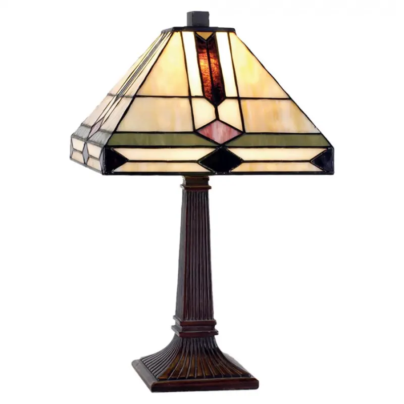 Stolní lampa Tiffany - 30*37 cm 1x E14 / Max 40W Clayre & Eef