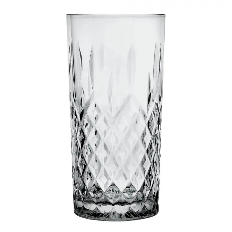 Skleněná nápojová sklenička Water Grey M – 300 ml