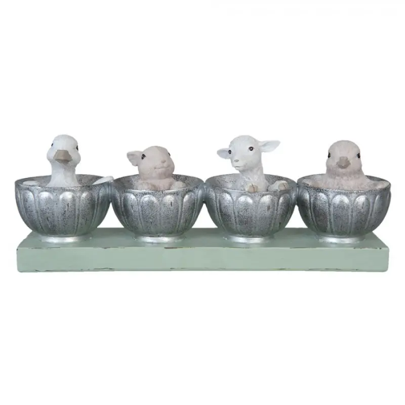 Velikonoční dekorace zvířátka – 26x6x9 cm