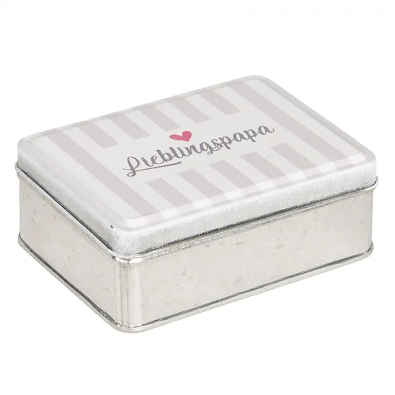 Kovová krabička Papa – 10x8x4 cm