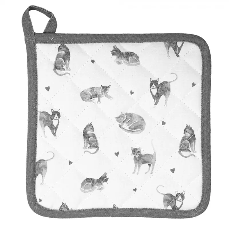 Bavlněná kuchyňská chňapka Cats and Kittens – 20x20 cm