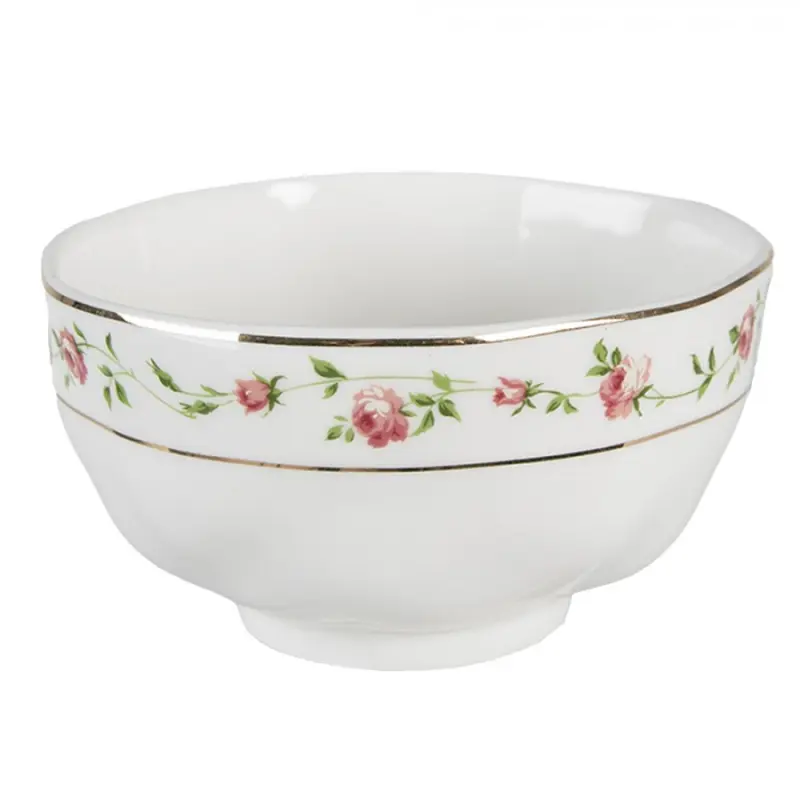Porcelánová miska na polévku s růžičkami Cutty Rose – 300 ml