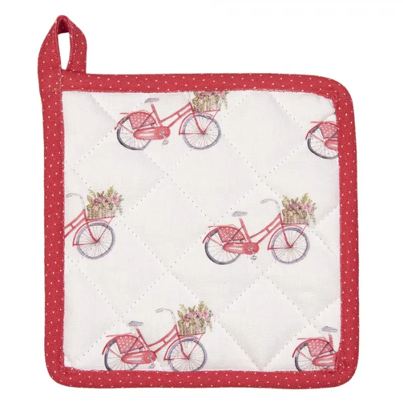 Kuchyňská bavlněná chňapka pro děti Red Bicycle – 16x16 cm