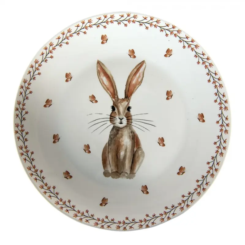 Dezertní talířek Rustic Easter Bunny – 20x2 cm