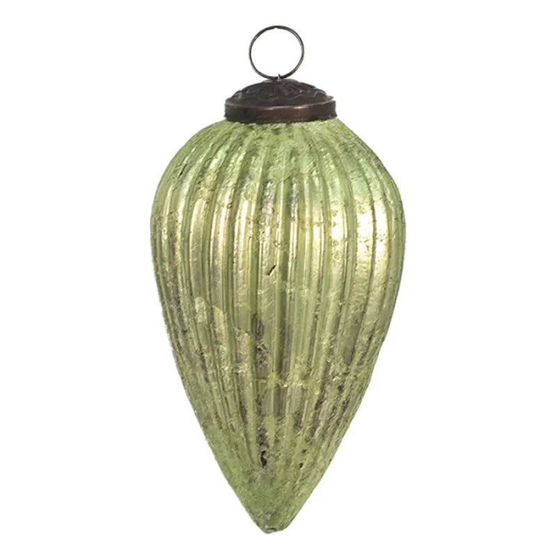Vánoční cetka zelená 7*12 cm – 7x12 cm