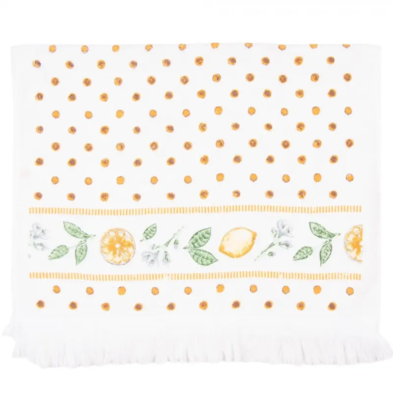Kuchyňský froté ručník s citróny Lemons &amp;amp; Leafs – 40x66 cm