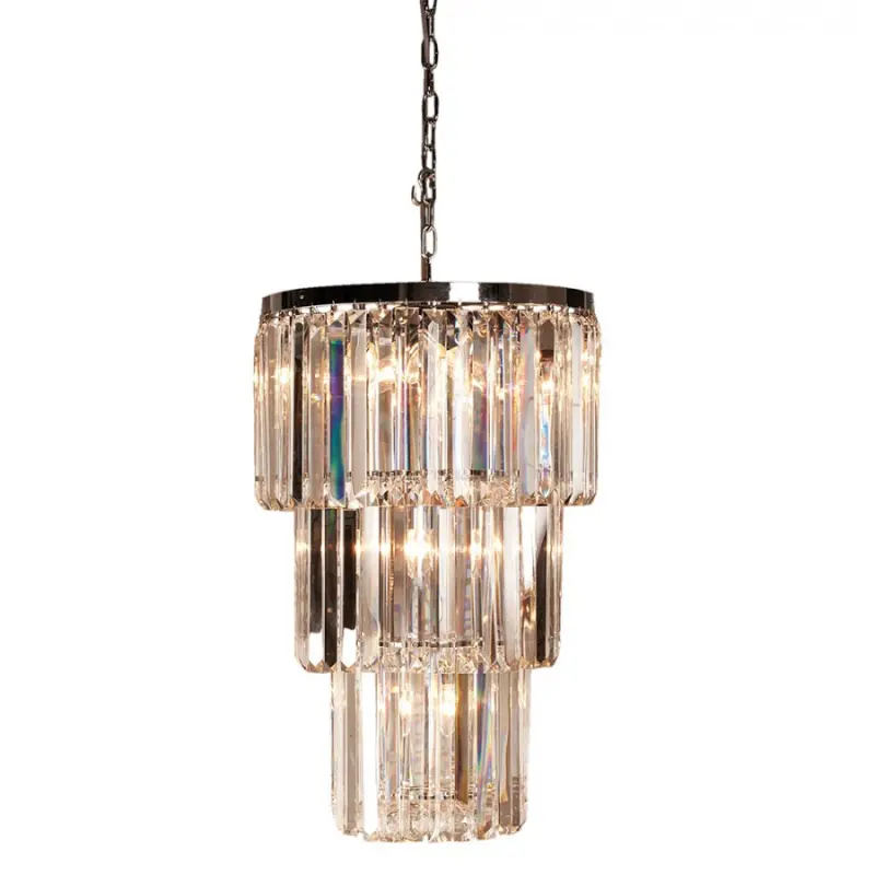 Křišťálový lustr - Ø 47*74 cm 11x E14/40w Clayre & Eef