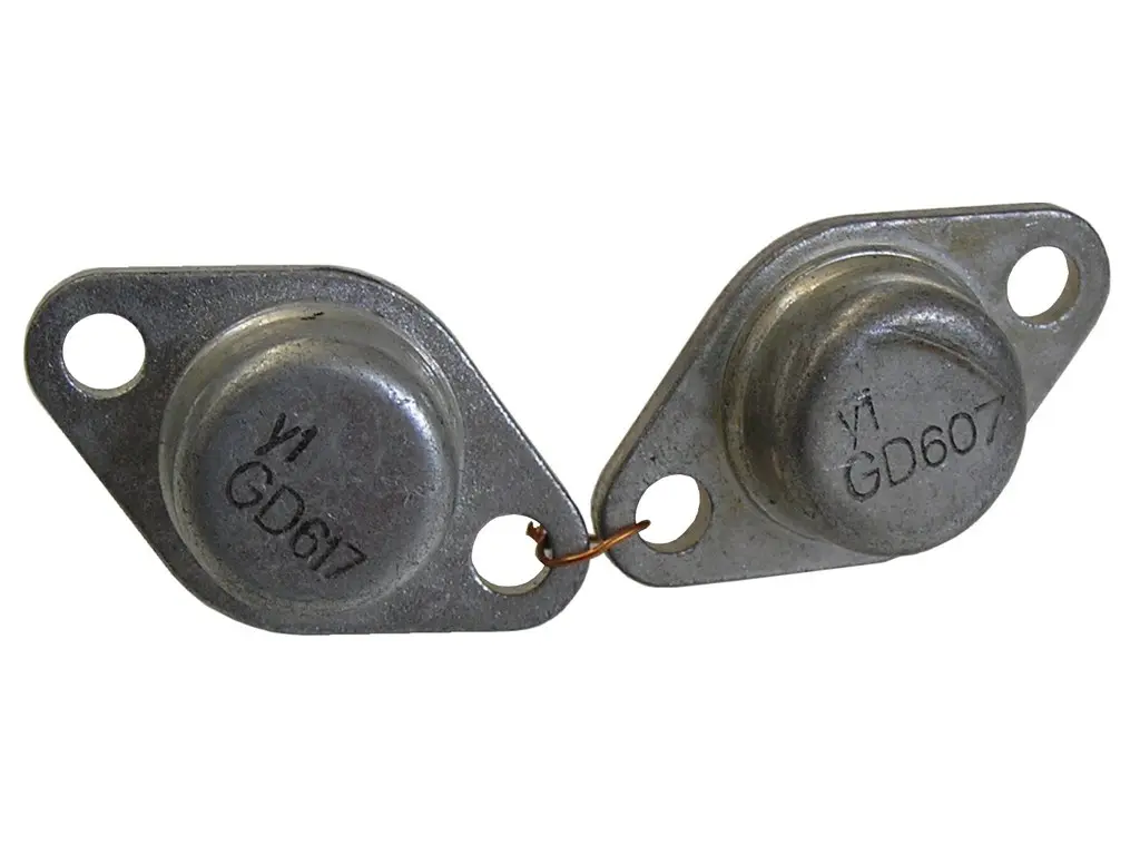 GD607 + GD617  pár pro NF výkonové zesilovače