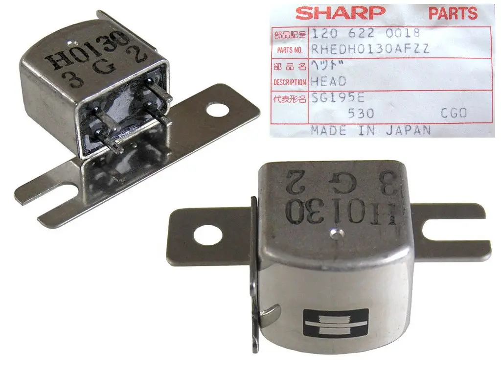 Hlava stereo 230 ohm RHEDH0130AFZZ SHARP 0130, kazetové magnetofony