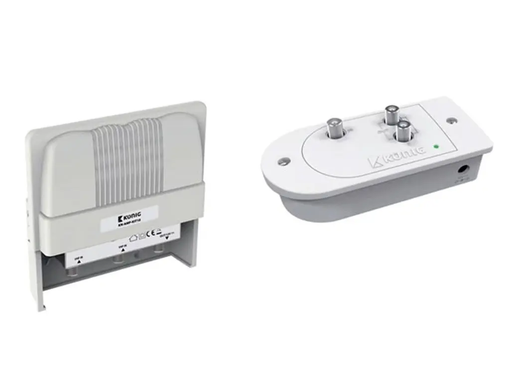 Sada TV zesilovač a napaječ 12V/250mA KÖNIG KN-AMP-KIT10